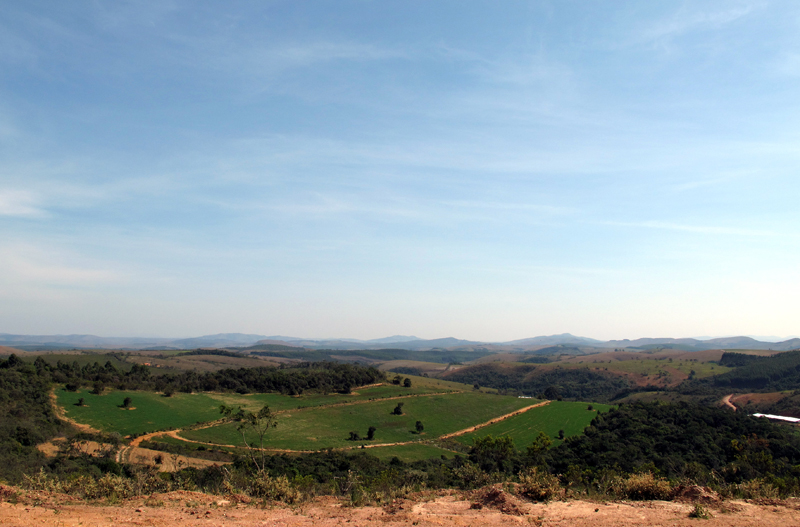 Vista da estradinha para Santa Rita do Ibitipoca