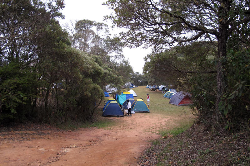 Acampamento na Tronqueira, no Parque do Caparaó