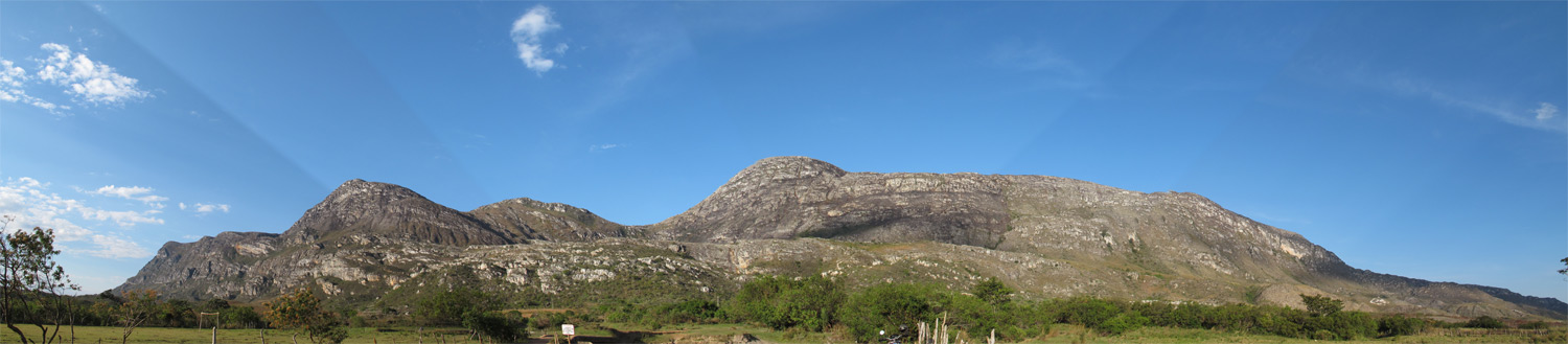 Vista panorâmica da Serra do Espinhaço em Lapinha da Serra