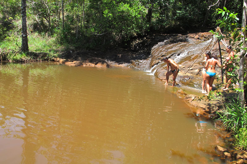Lago na trilha pra Prainha