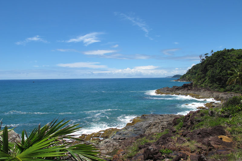 Vista chegando na Prainha