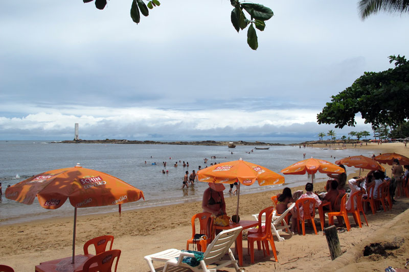 Praia da Concha, no centro de Itacaré