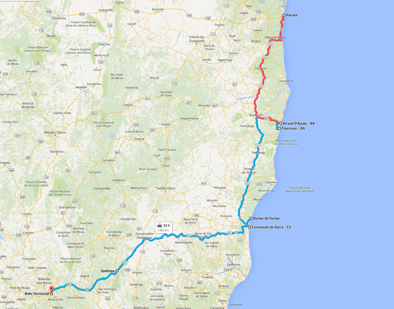 Costa da Bahia de Moto Itacaré/BA Viagem com Emoção