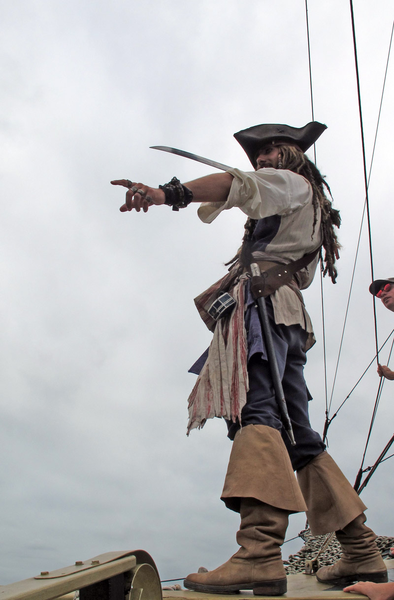 Barco pirata em Canasvieiras, florianópolis
