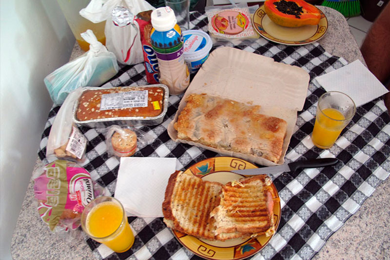 Ideias de lanches para levar na viagem