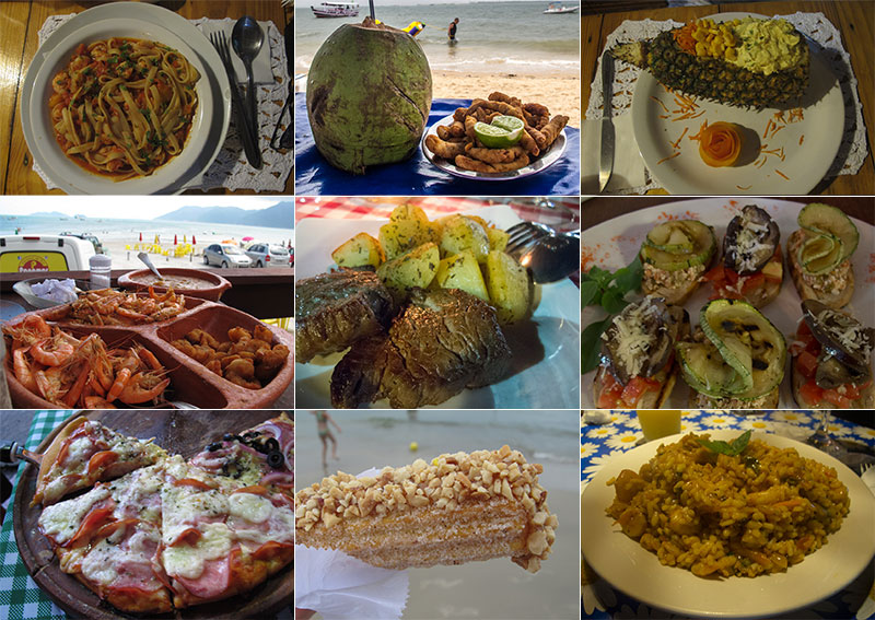 Dicas pra comer bem durante a viagem