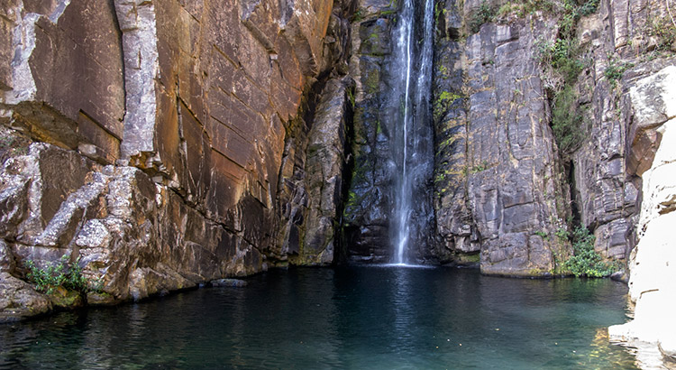 Cachoeira serra morena, na serra do cipó